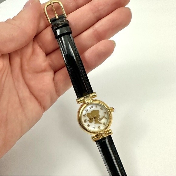 Relic Barbie Gold & Black Band Watch NIB One Size Vintage Y2K Chic Cute